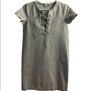 J. Crew grey mini dress